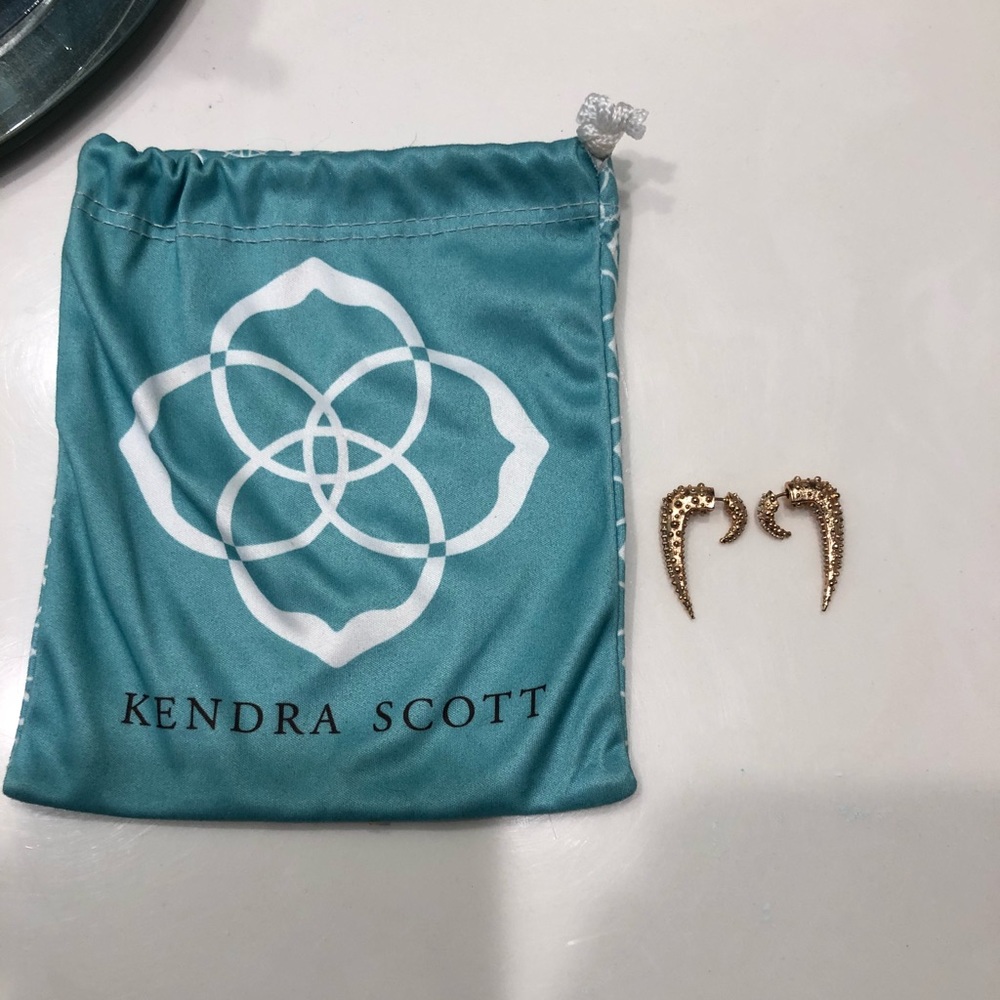 Kendra Scott Rose Gold Jacket Earrings